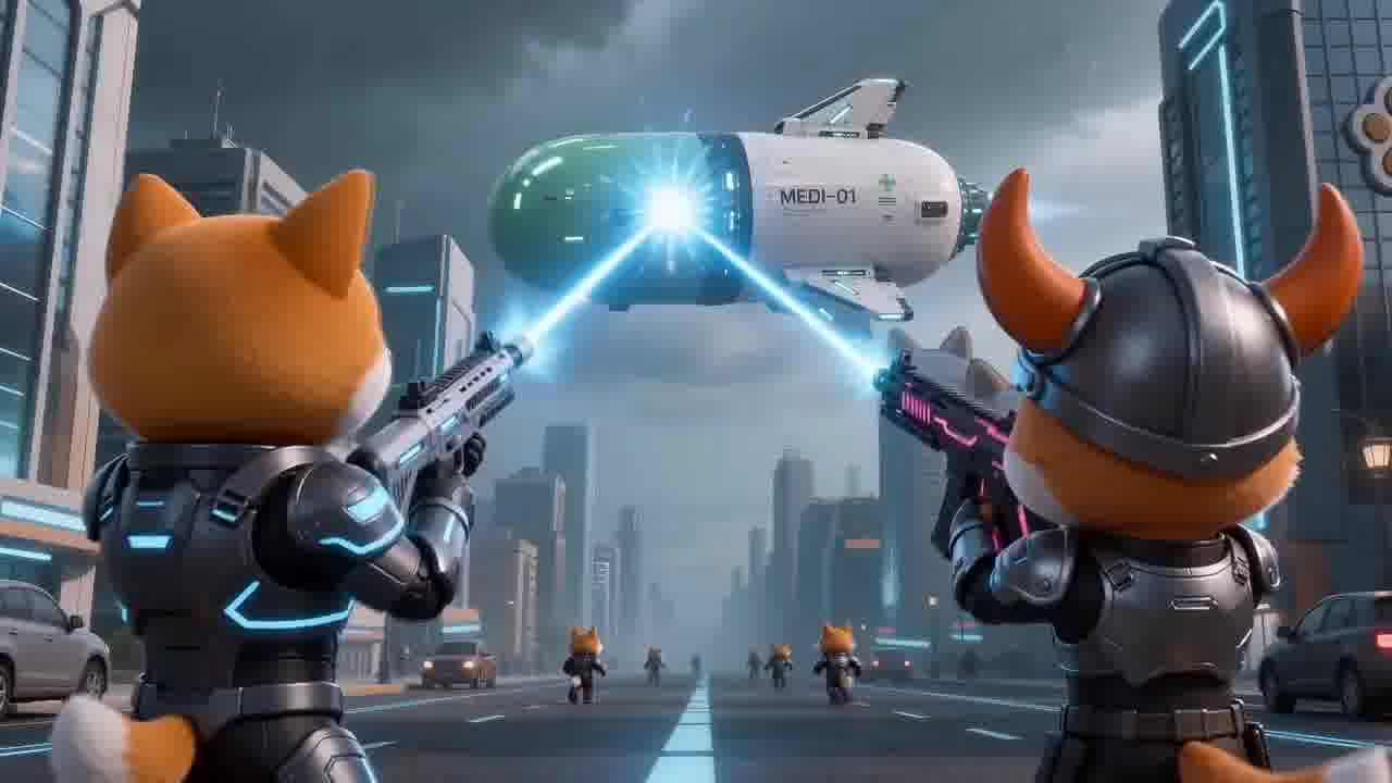 Dog side counterattack background